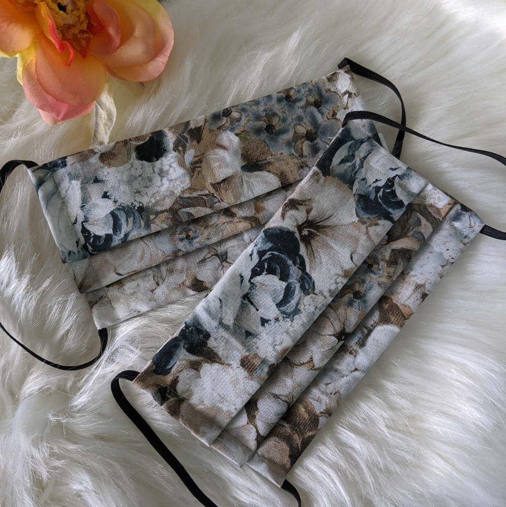 Two Face Masks - Floral